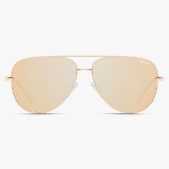 Quay - Sunglasses for Men & Women, Aviator Lenses with UV Protection - Picture 2 of 8